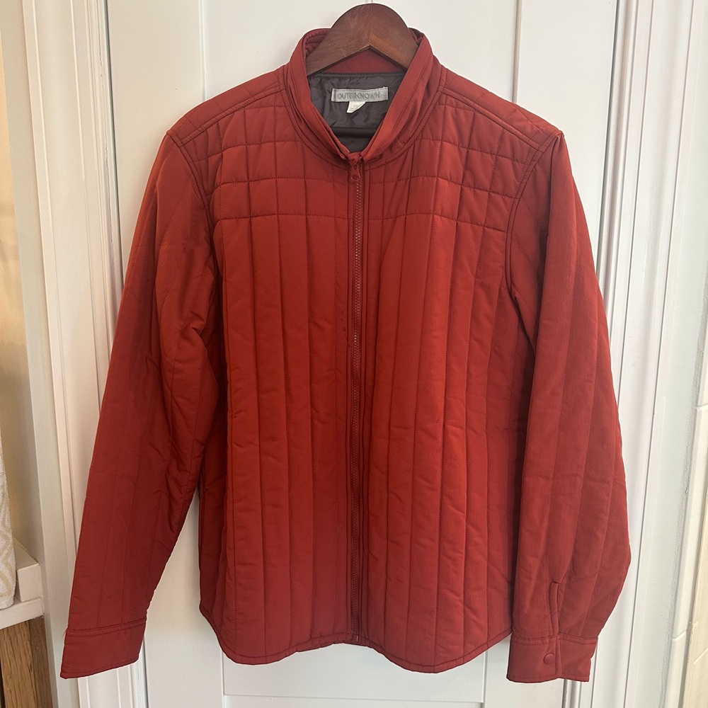 Outerknown Men's Brick Red Puffer Jacket - image 1